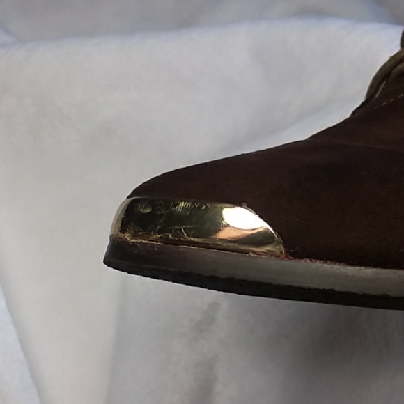 Hot in Hollywood wedge suede Booties - Picture 6 of 6